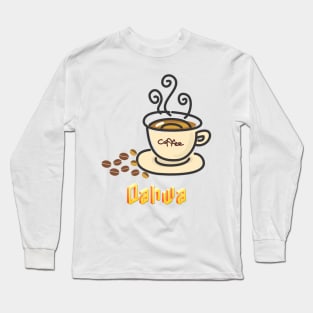 Qahwa arabic coffee Long Sleeve T-Shirt